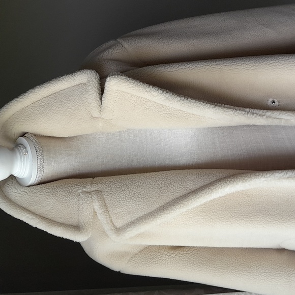 Express Cozy Long Sherpa Coat - Like New! - Picture 2 of 16